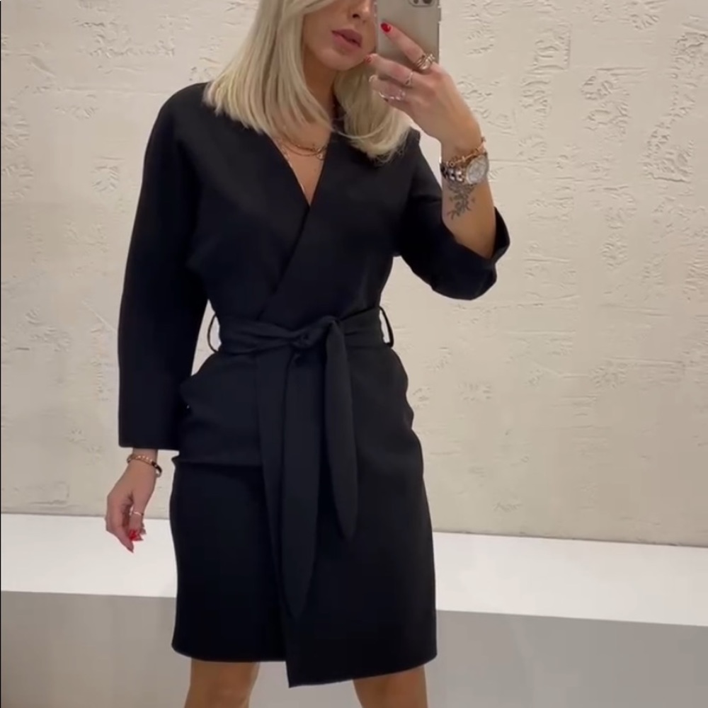 Blazer - Style dress in Black. Comes in S, M, and L